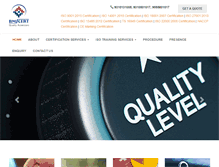 Tablet Screenshot of bmscert.com